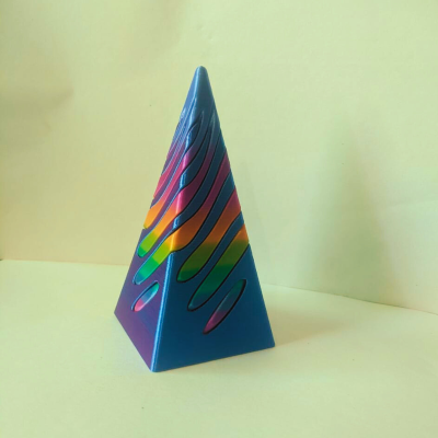 3D Printed Spiral Cone Fidget Toy for Stress Relief