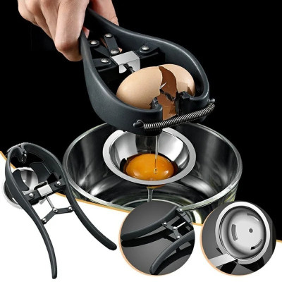 Stainless Steel Egg Opener & Yolk Separator